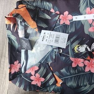 Mens ninja flower shirt